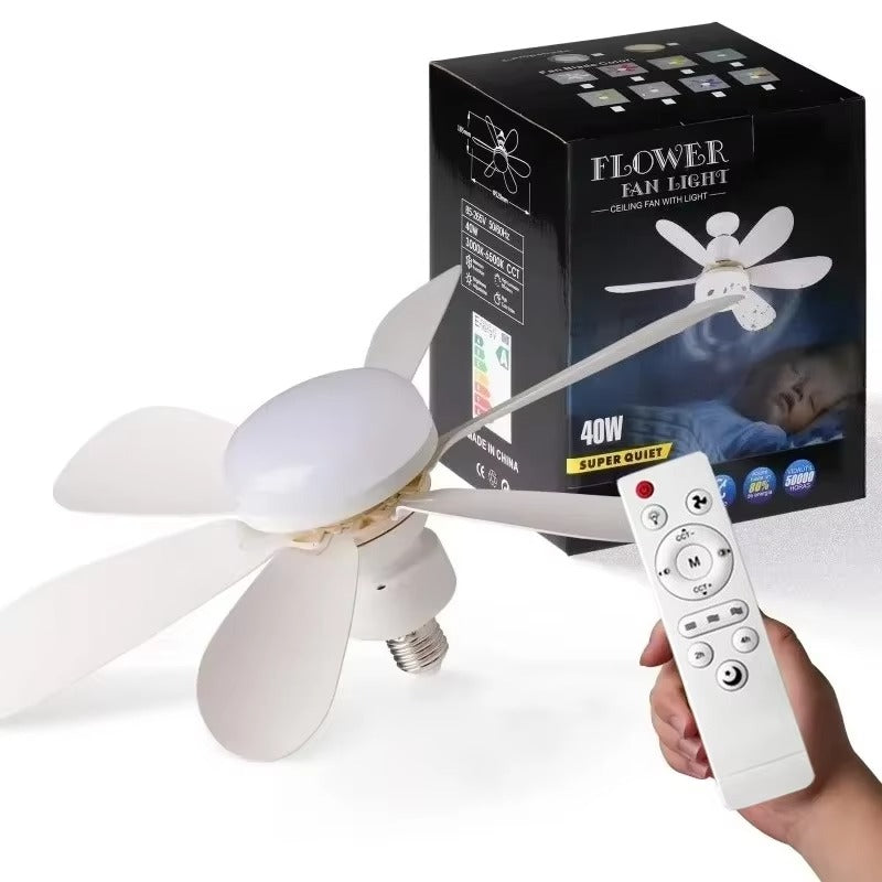🌬️💡 Bombillo Ventilador 2 en 1 Con Control Remoto — FreshLight™ WOW solo $119.990💥