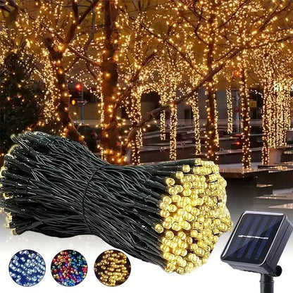 💥WOW 💥 ¡20 Mts y 200 Luces Solares por Solo $89.990! 🌟🎉¡Crea la mejor decoración navideña con luz solar! 🎄💡