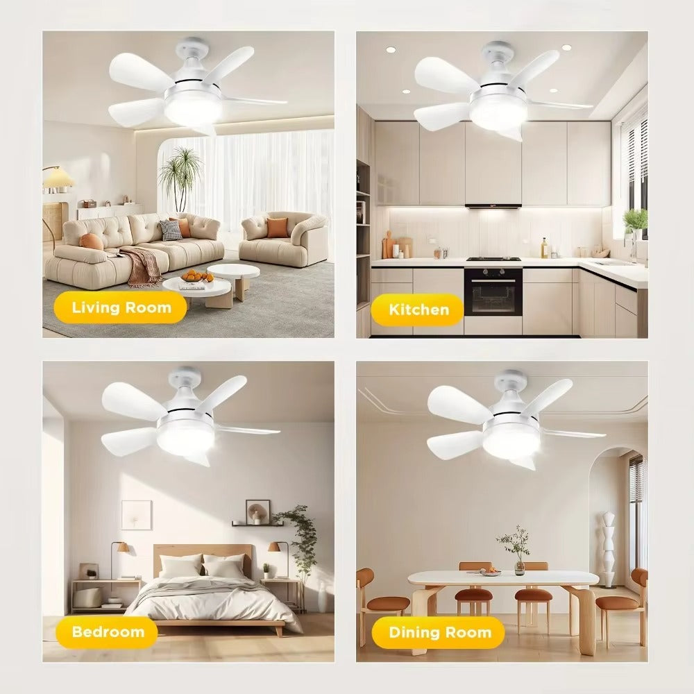 🌬️💡 Bombillo Ventilador 2 en 1 Con Control Remoto — FreshLight™ WOW solo $119.990💥