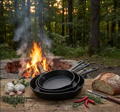 🍳♾️ IronChef™ — 3 Sartenes de Hierro Fundido por el Precio de 1 — Con Garantía de Por Vida por solo $159.990💥0
